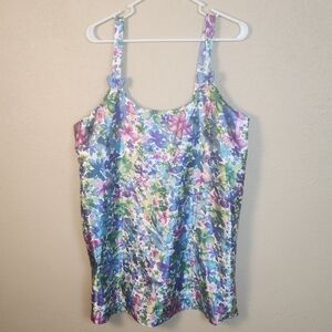 Sante Classics Floral Print Chemise With Bows XL (5833)